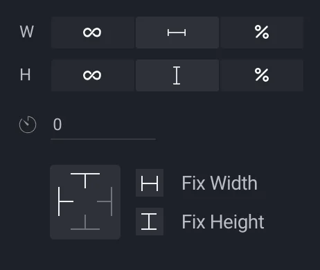 Resizing Constraint